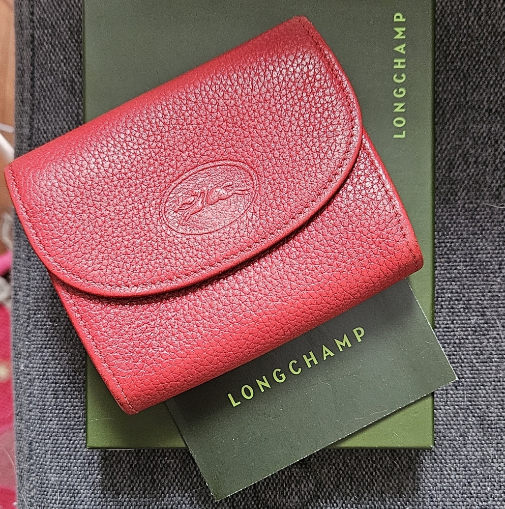 Longchamp Vintage Leather coin Wallet